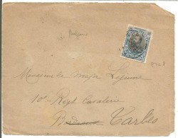 BULGARIE DEVANT DE LETTRE POUR LA FRANCE 1902 - Cartas & Documentos