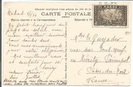 MAROC CARTE POUR LA FRANCE DU 2/1/1934 - Brieven En Documenten