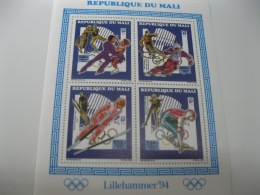 Mali-1994-Winter Olympics- MI.1191-1194 - Invierno 1994: Lillehammer