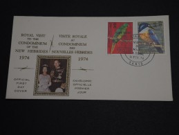 NOUVELLES HÉBRIDES - Enveloppe 1er Jour En 1974 - Oiseaux - A Voir - L 454 - FDC