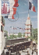 France N° 975 - Carte Maximum - Foire De Paris - 1950-1959
