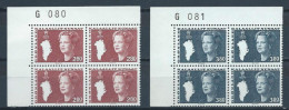 Groënland 1985 N°143/144 Neufs En Bloc De 4 Avec Marque, Reine Margrethe - Unused Stamps