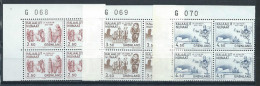 Groënland 1983 N°131/133 Neufs En Bloc De 4 Avec Marque, 1000 Ans Du Groenland - Unused Stamps