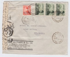 Egypt/USA PAQUEBOT AIRMAIL COVER CENSORED 1952 - Airmail