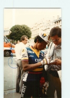 Pablo WILCHES , Autographe Manuscrit, Dédicace. 2 Scans. Lire Descriptif. Cyclisme. Cafe De Colombia - Cycling