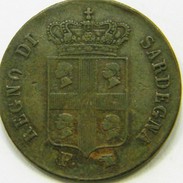 5  CENTESIMI  1842    CARLO ALBERTO -  Regno Di Sardegna -  Casa Savoia - Piémont-Sardaigne-Savoie Italienne