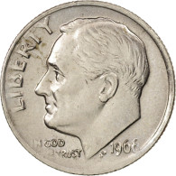 Monnaie, États-Unis, Roosevelt Dime, Dime, 1966, U.S. Mint, Philadelphie, SUP - 1946-...: Roosevelt