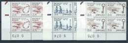 Groënland 1984 N°136/138 Neufs Bloc De 4 Avec Marque, 1000 Ans Du Groenland - Unused Stamps