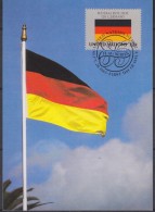 UNO New York 1985 Flag Germany Maxicard (30792) - Cartoline Maximum