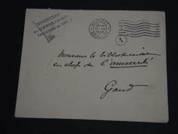 BELGIQUE - Enveloppe  Ministériel  En Franchise En 1914 De Bruxelles Pour Gand - A Voir - L 510 - Lettres & Documents