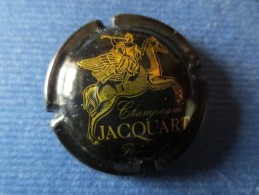 JACQUART  Noir Et Or "R" Sous C - Jacquart