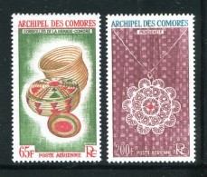 COMORES- P.A Y&T N°8 Et 9- Neufs Avec Charnière * - Airmail