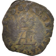 Monnaie, Pays-Bas Espagnols, Flandre, 2 Denier, 8 Mites, 1609, Anvers, TB+ - Otros & Sin Clasificación
