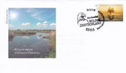 Germany FDC 2014 Flussauen Im Unteren Odertal - Eagle In Postmark  (SKO9-61) - FDC: Enveloppes