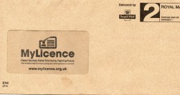 Great Britain 2016, Swansea. Pre Paid Second Class Envelope "Swansea 7" (Vehicle Licencing) - Interesting - Covers & Documents