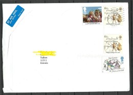 GREAT BRITAIN 2016 Cover To Estonia - Lettres & Documents