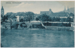 18. IX. 1911 OLTEN - Amtshausquai Gelaufen Nach Colmar Elsass - Olten