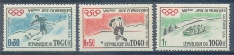 République TOGOLAISE :1960: Y.300-02**MnH : ## SQUAW VALLEY 1960 ## : WINTER OLYMPICS, SKIING,HOCKEY On ICE,BOBSLEIGH, - Hiver 1960: Squaw Valley