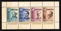 HUNGARY - 2000. Sheet Of 4 - Famous Hungarians/Scientist,Physicist,Engineer MNH!! Mi Bl.253. - Neufs