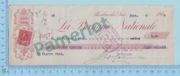 Cheque Timbre Taxe -  H. C. Wilson & Sons , Sherbrooke Quebec 1917, $ 0.80 - 2 Scans - Cheques & Traveler's Cheques
