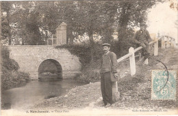 CPA Marchenoir Vieux Pont 41 Loir Et Cher - Marchenoir