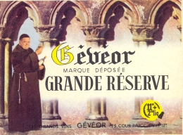 1 Etiquette Ancienne De VIN - GEVEOR GRANDE RESERVE -  GV GEVEOR 75 COUR PAJOL PARIS 12E - Religioni