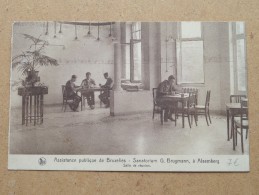 Sanatorium G. Brugmann ALSEMBERG Salle De Réunion ( Thill ) Anno 1931 ( Zie Foto Voor Details ) !! - Beersel