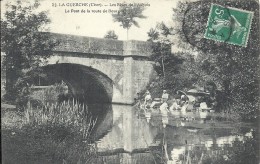 CHER - 18 - LA GUERCHE - Les Rives De L'Aubois - Pont Sur La Route De Bourges - La Guerche Sur L'Aubois