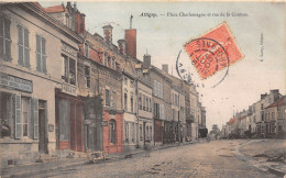 08-ATTIGNY- PLACE CHARLEMAGNE ET RUE DE LA COUTURE - Attigny