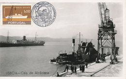 D24084 CARTE MAXIMUM CARD 1958 PORTUGAL - LISBOA SHIPS - MARINHA MERCANTE CP ORIGINAL - Maximumkaarten