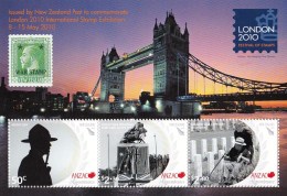 New Zealand 2010 London Exhibition ANZAC Remembrance Minisheet MNH - Nuevos