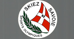 AUTOCOLLANTS  SKIEZ SAVOIE 92 SPORTS OLYMPIQUES - Aufkleber