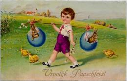 CPA Carte Ancienne Lapin Bunny Rabbit Fantaisie Circulé  Paques - Otros & Sin Clasificación