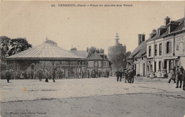 27- VERNEUIL- PLACE DU MARCHE AUX VEAUX - Verneuil-sur-Avre