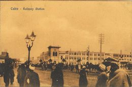 Le Caire - Cairo - Railway Station 1915 - Caïro