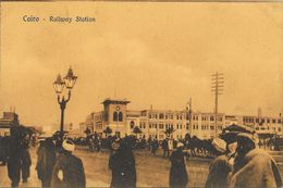 Le Caire - Cairo - Railway Station 1915 - Le Caire