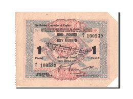 Billet, Ceylon, 1 Pound, 1941, 1.5.1941, SUP - Sri Lanka