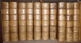 Abbé ROZIER - Cours Complet D'agriculture Ou Dictionnaire Universel D'agriculture - 10 Volumes In-4 Reliés - 1701-1800