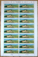 FRANCE  FEUILLE COMPLETE SERIE TOURISTIQUE CHATEAU DU HAUT KOENIGSBOURG   YT 3245 ** ; 20 TMBRES PAR FEUILLET - Feuilles Complètes