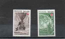 FRANCE    2 Timbres Croix Rouge       1982   Y&T: 2247 Et 48   Neufs Sans Charnière - 1961 Marianne Of Cocteau