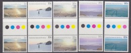 AAT 1987 Antarctic Scenes 5v Gutter ** Mnh (30840) - Unused Stamps