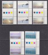 AAT 1987 Antarctic Scenes 5v Gutter (+margin) ** Mnh (30840A) - Nuevos