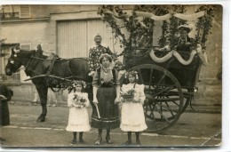 95 CARTE PHOTO DE PIERRELAYE Carnaval .. Pas De Précision Au Verso Voir Personnages - Pierrelaye