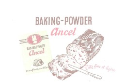 Buvard ANCEL BAKING-POWDER Ancel Pâte Fine Et Légère - Sucreries & Gâteaux