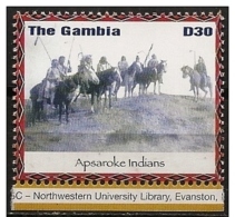 Gambia/Gambie: Indiani Apsaroke, Indiens Apsaroke, Indians Apsaroke - American Indians