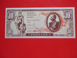 X1- Fantasy Banknote 10 Srbijanki 1991.- King Petar I- UNC- Serbia - Serbien