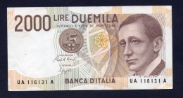 2000 Lire - Guglielmo Marconi - SPL 3/10/1990 - 2000 Lire