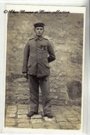 PRISONNIER - ALLEMAND - CARTE PHOTO MILITAIRE - Personen