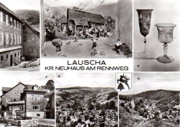 Lauscha - S/w Mehrbildkarte 3 - Lauscha