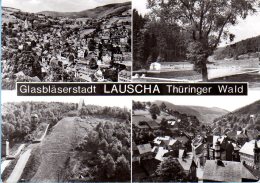 Lauscha - S/w Mehrbildkarte 5 - Lauscha